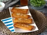 Feta saganaki – grecki przepis na chrupiącą fetę z miodem, zdjęcie 1