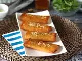 Feta Saganaki, grecki przepis na smażoną fetę z miodem, zdjęcie 1