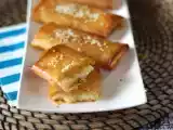 Feta Saganaki, grecki przepis na smażoną fetę z miodem, zdjęcie 2
