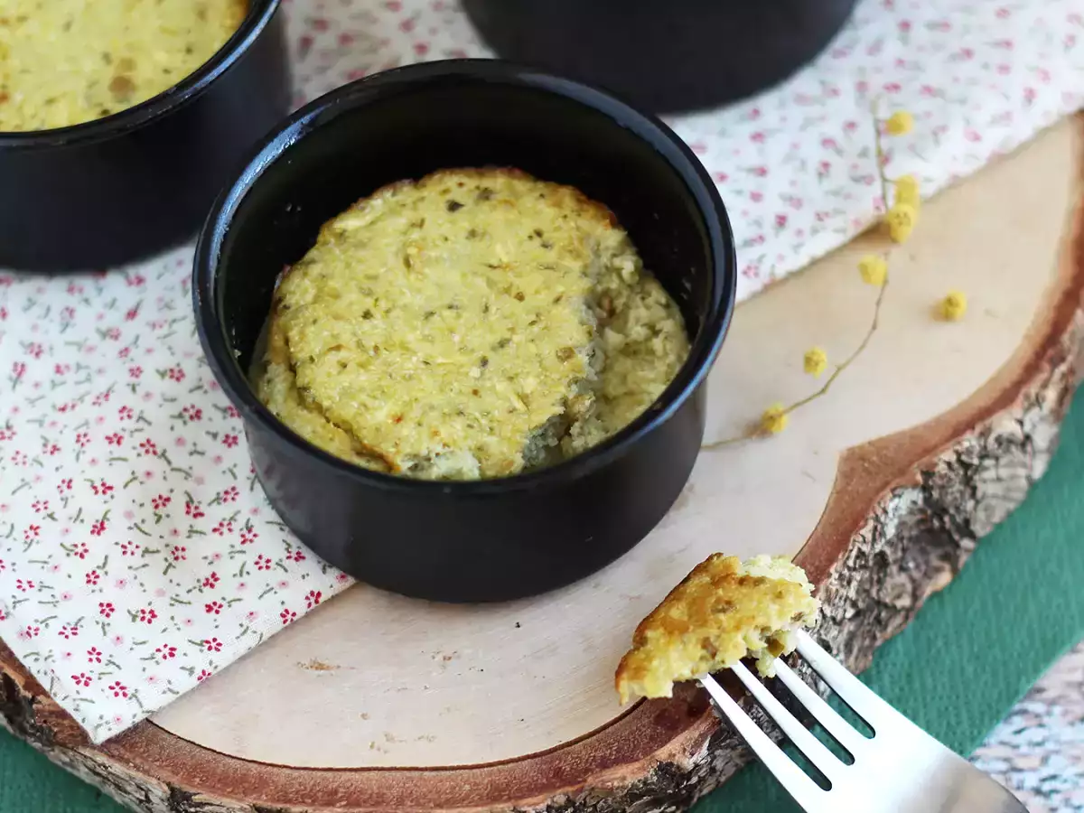 Flaniki z cukinii i pesto – bezglutenowe - zdjęcie 3