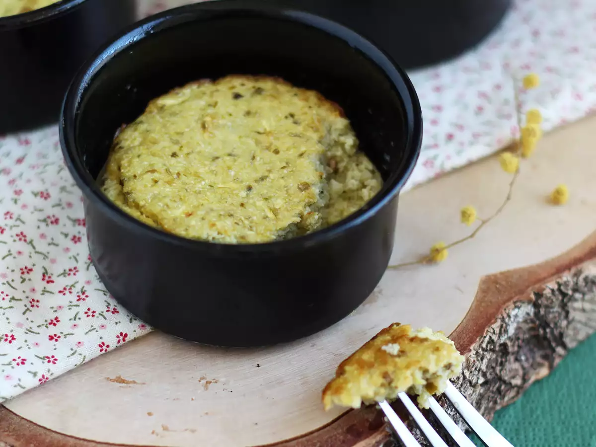 Flaniki z cukinii i pesto – bezglutenowe - zdjęcie 4