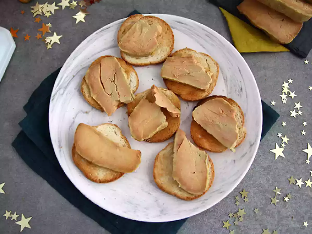 Foie gras gotowany w soli - zdjęcie 2