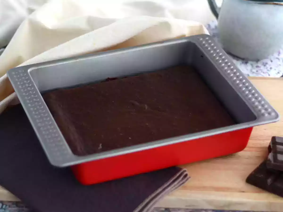 Fondant z czekolady i czerwonej fasoli - bezglutenowy / bez laktozy - zdjęcie 2