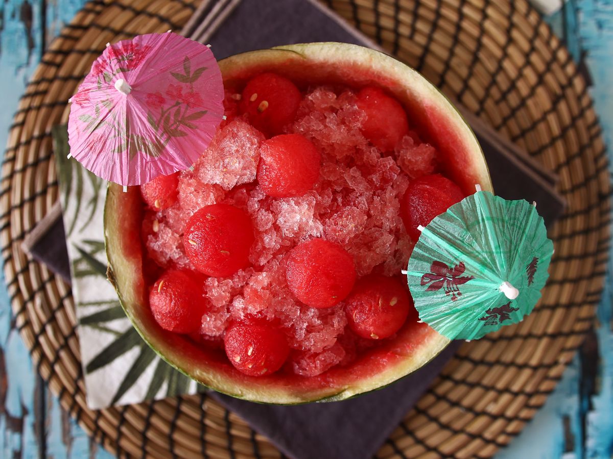 Frosé z arbuza: super orzeźwiający koktajl granita z różowym winem! - zdjęcie 3
