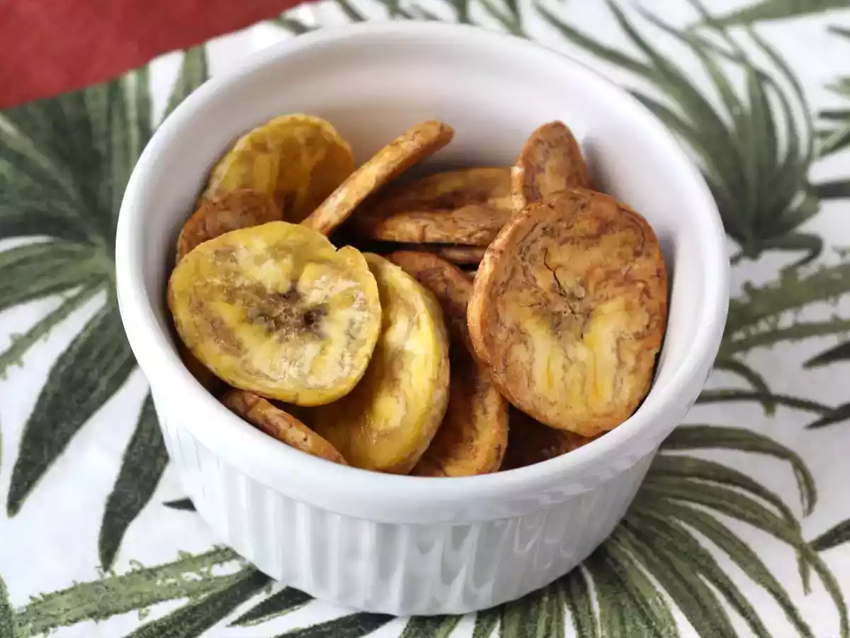 Frytki z bananów macho w frytkownicy powietrznej - zdjęcie 2