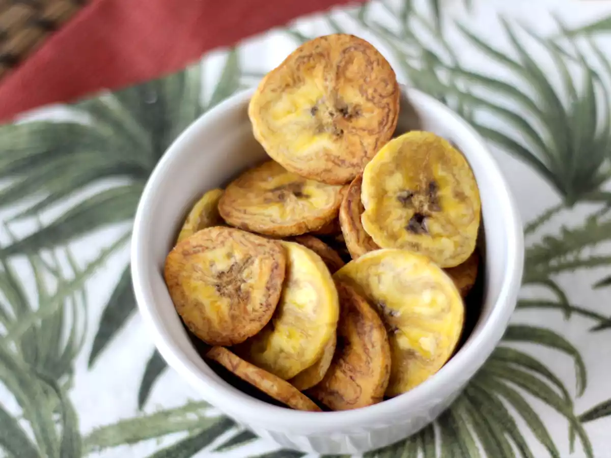 Frytki z bananów macho w frytkownicy powietrznej - zdjęcie 4