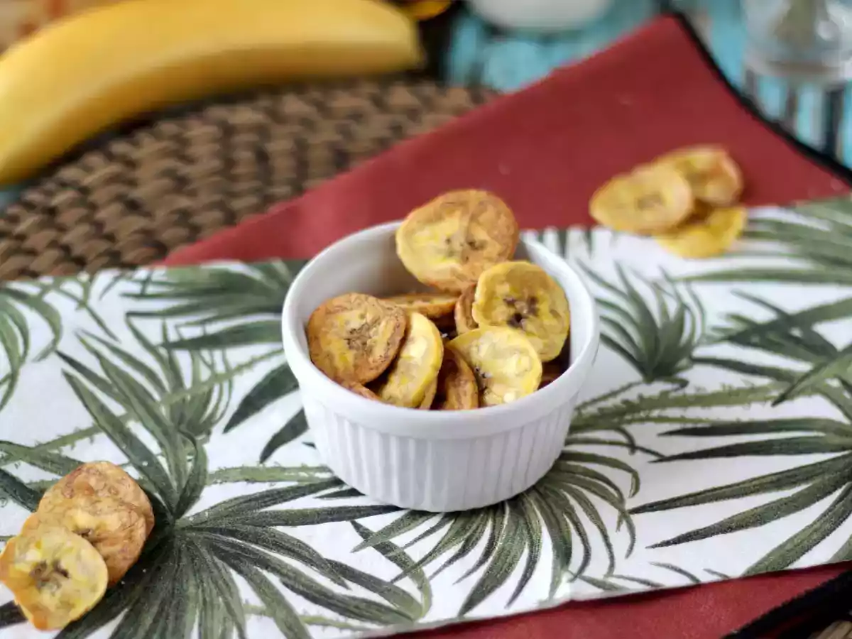 Frytki z bananów macho w frytkownicy powietrznej - zdjęcie 5
