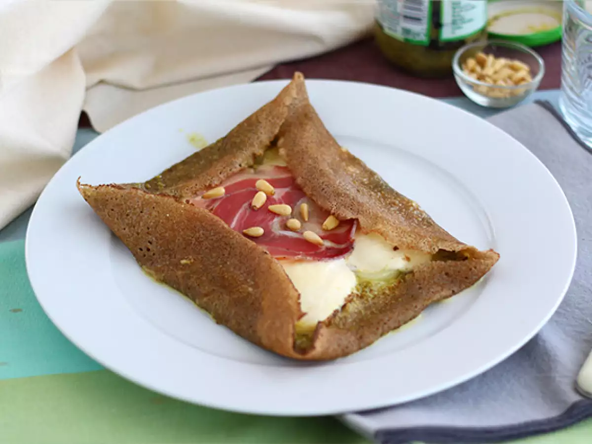 Galette gryczana po włosku