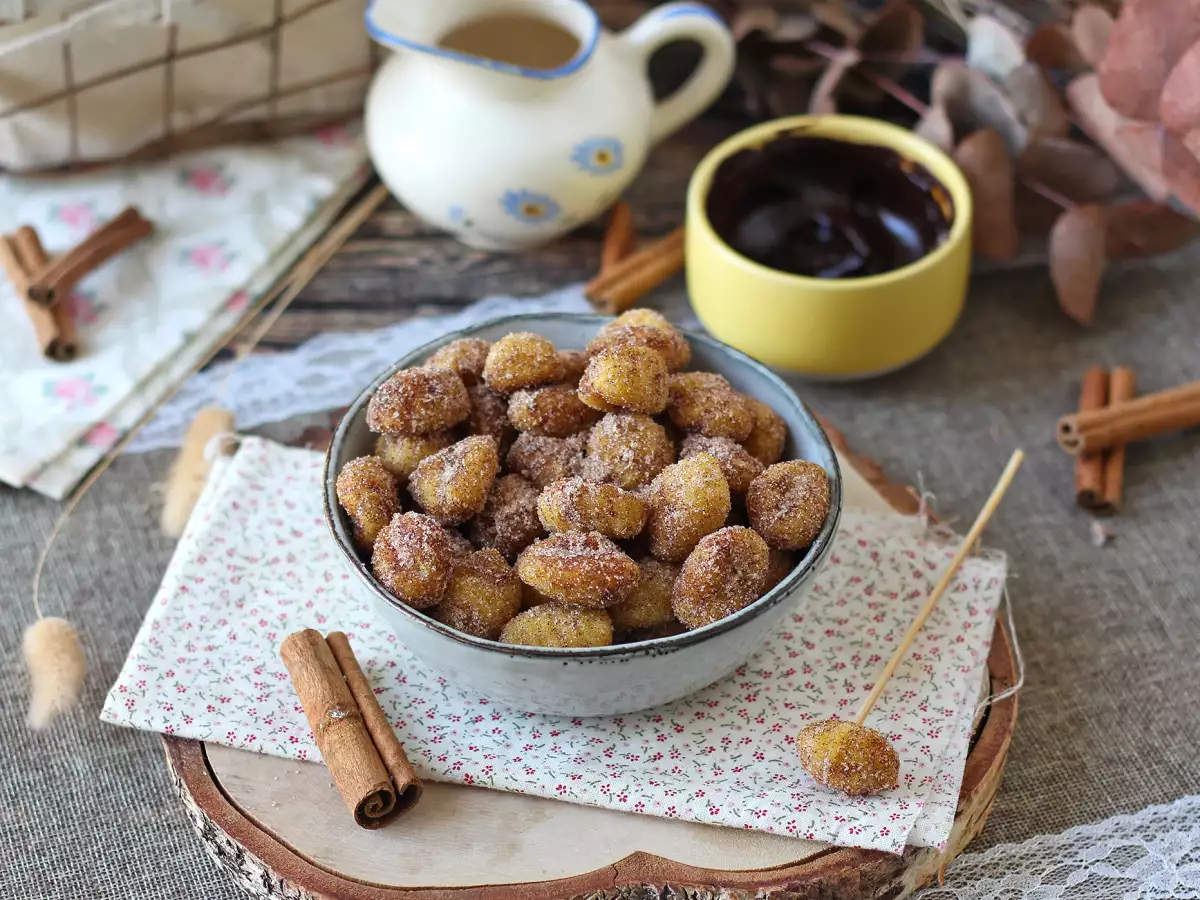 Gnocchi jak churros z air fryera: cynamonowy deser do podjadania! - zdjęcie 4