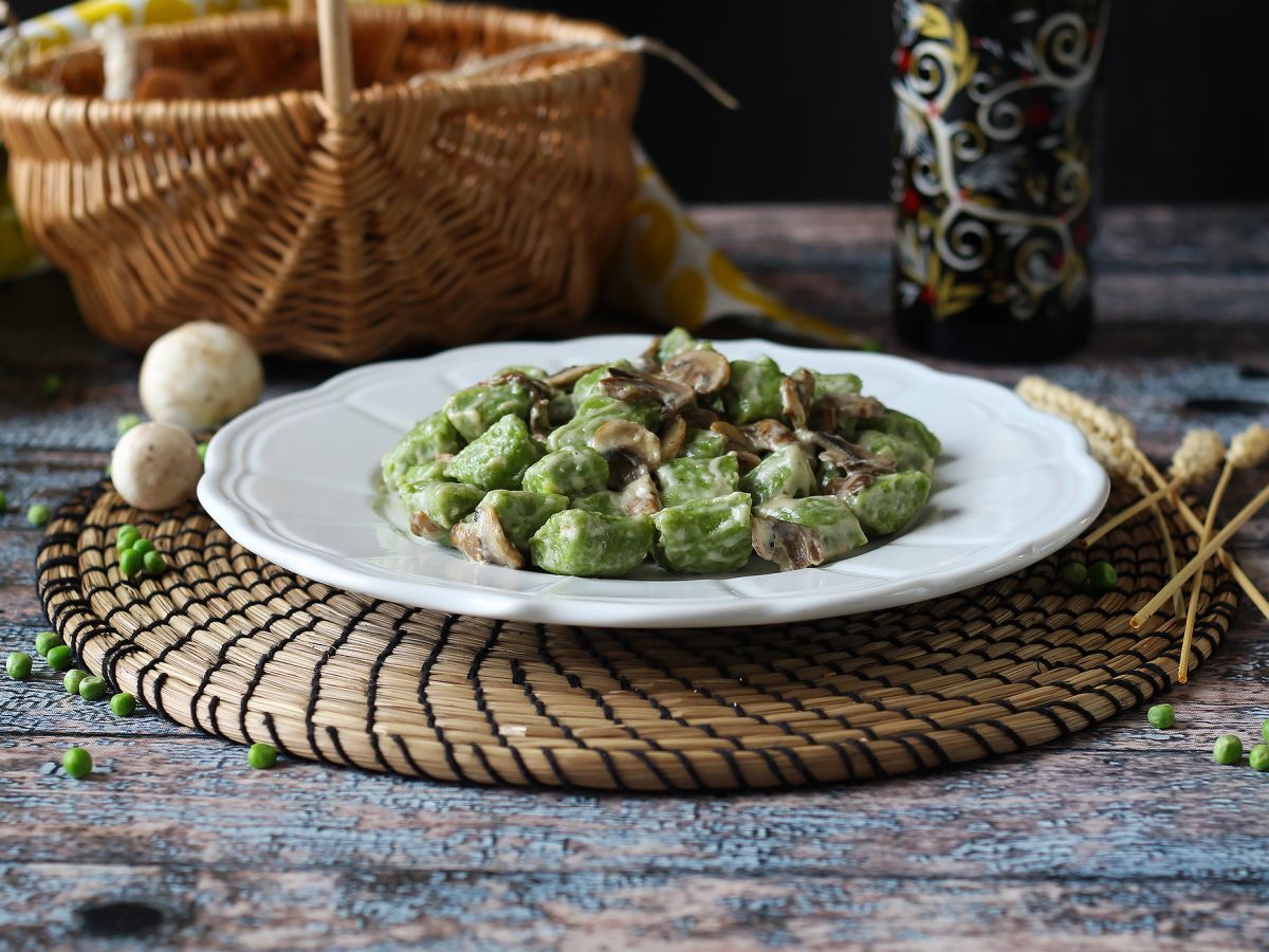 Gnocchi z groszku z sosem grzybowym - zdjęcie 4