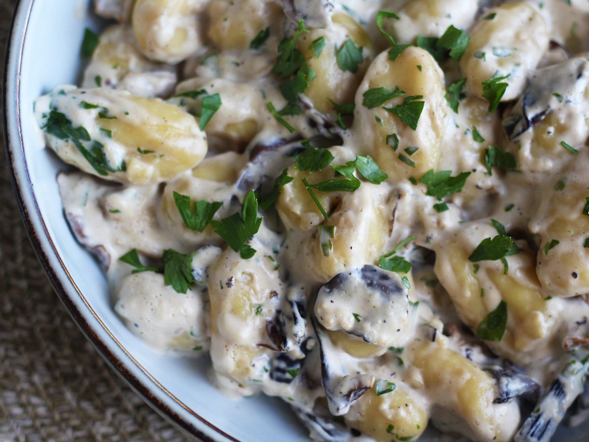 Gnocchi z grzybami, smaczne i łatwe pierwsze danie - zdjęcie 3