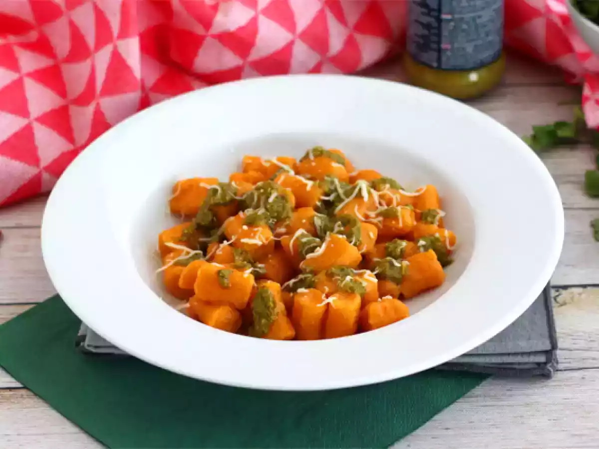 Gnocchi ze słodkich ziemniaków (łatwe gnocchi) - zdjęcie 2