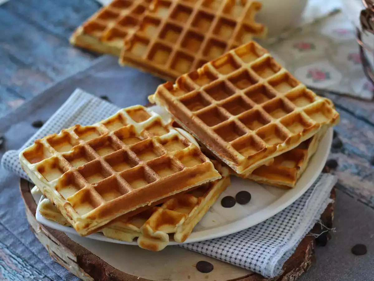 Gofry wysokobiałkowe z odżywką białkową whey - zdjęcie 2