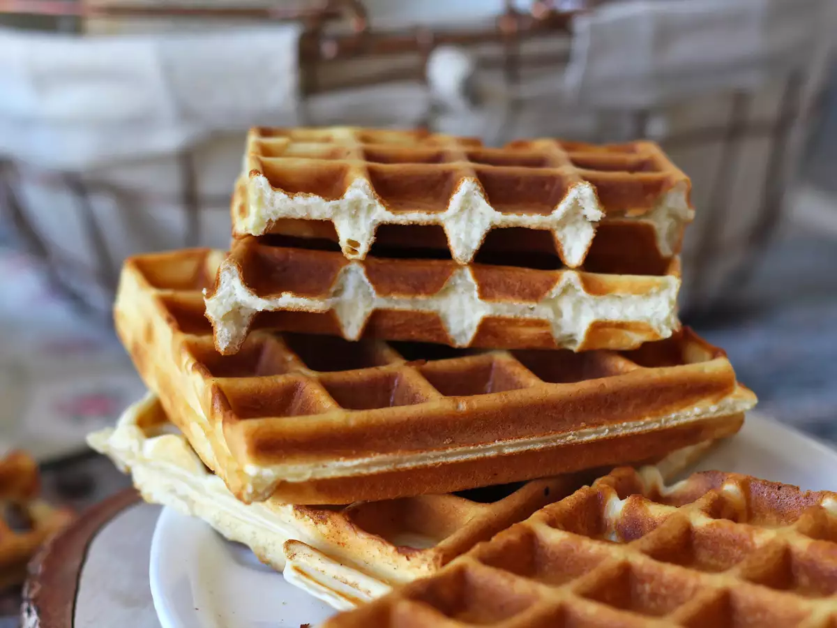 Gofry wysokobiałkowe z odżywką białkową whey - zdjęcie 3