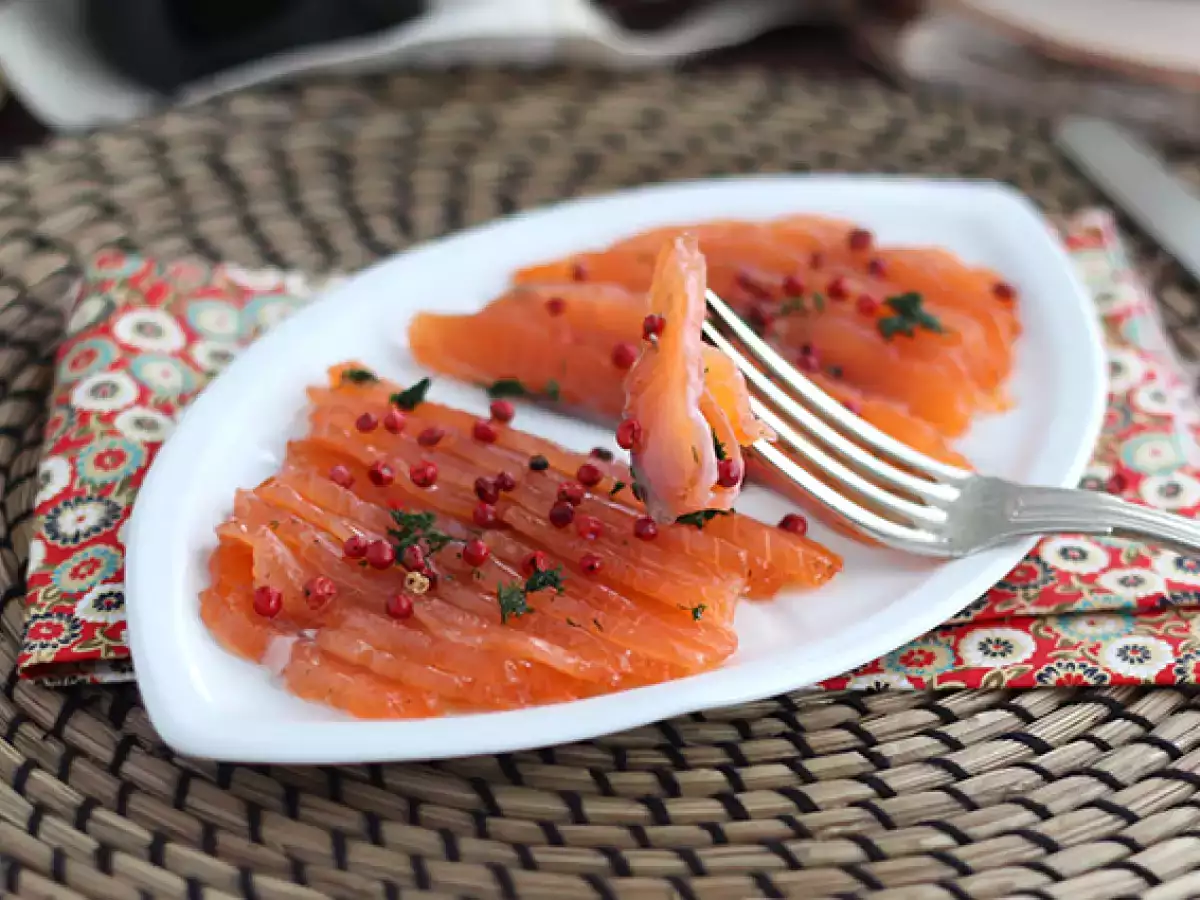 Gravlax – marynowany łosoś po szwedzku - zdjęcie 4
