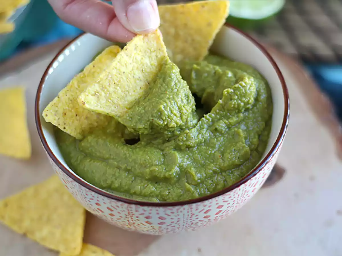Guacamole z groszku i limonki - zdjęcie 3