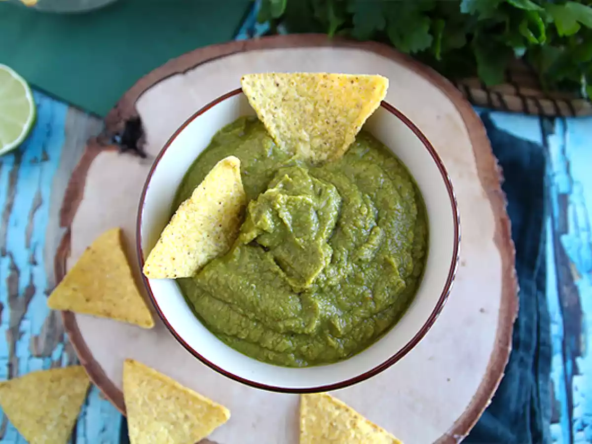 Guacamole z groszku i limonki - zdjęcie 4