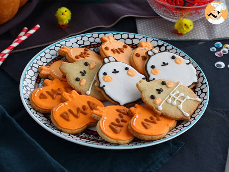 Halloweenowe kruche ciasteczka Molang - zdjęcie 2