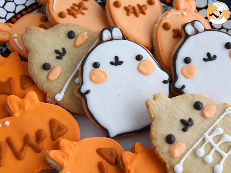 Halloweenowe kruche ciasteczka Molang - zdjęcie 4