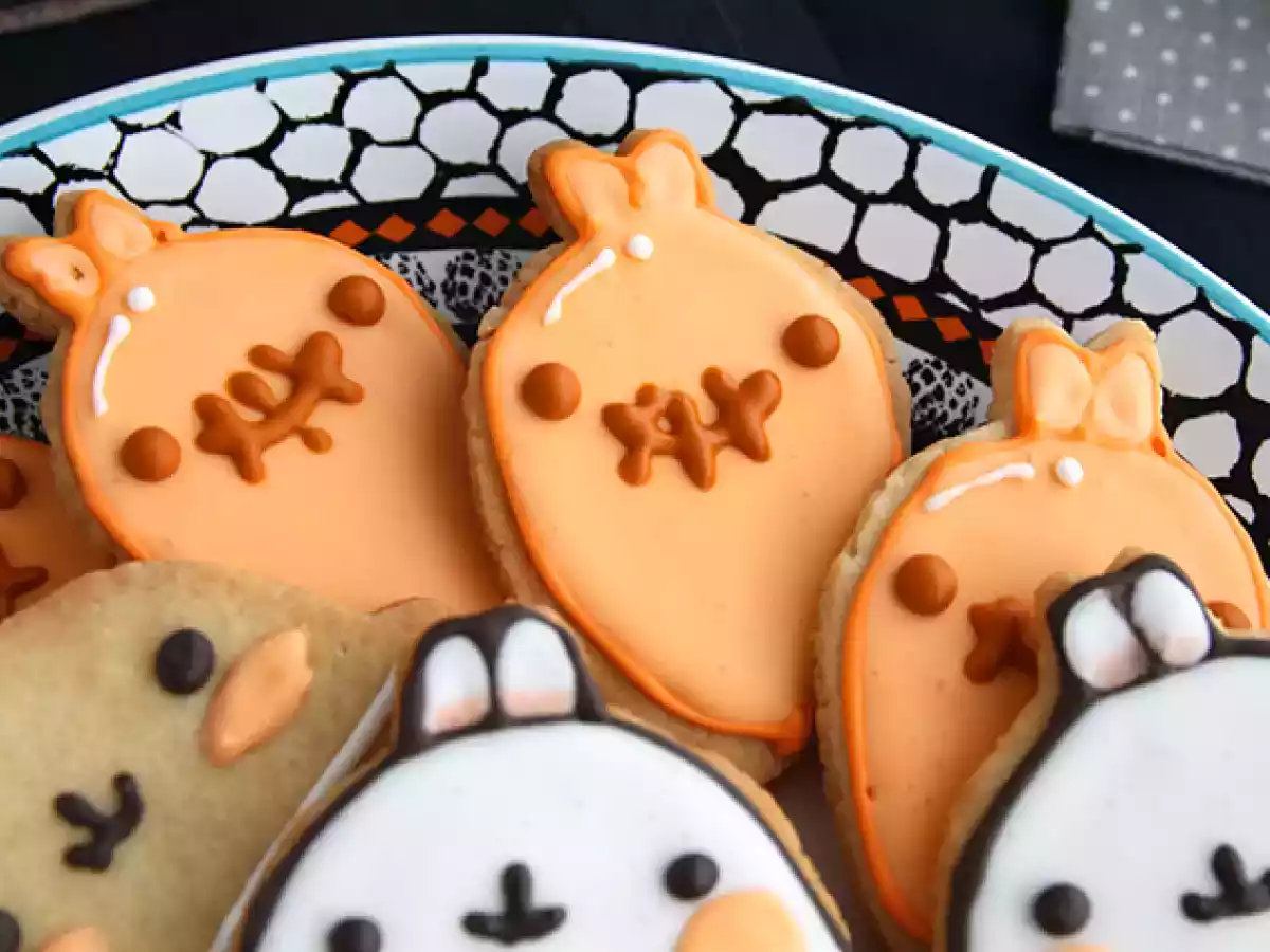 Halloweenowe kruche ciasteczka Molang - zdjęcie 5