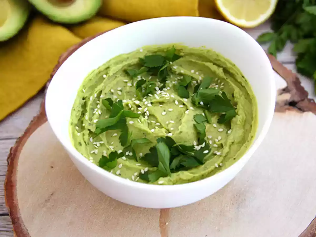 Hummus z awokado - zdjęcie 4