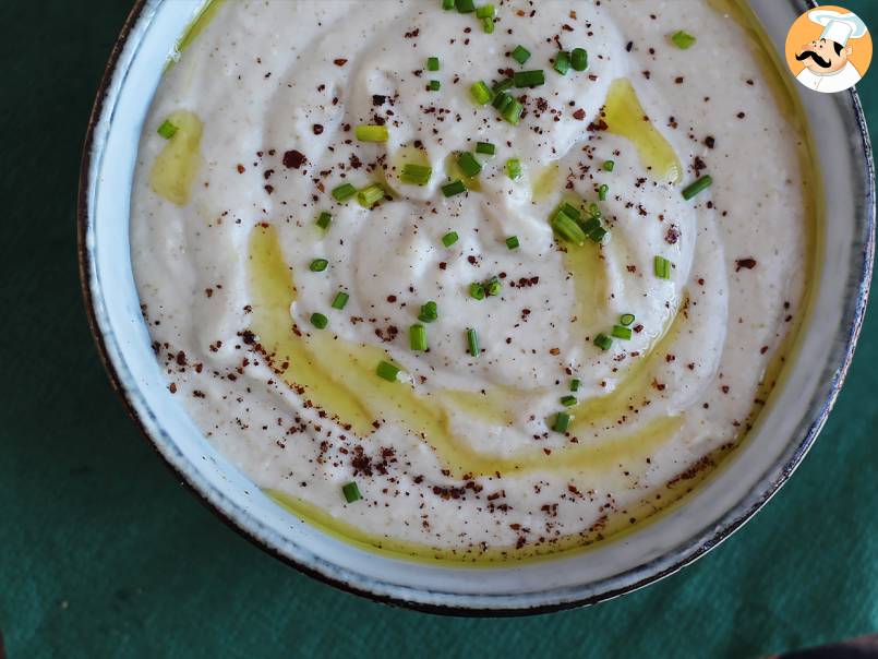 Hummus z białej fasoli i mleka kokosowego