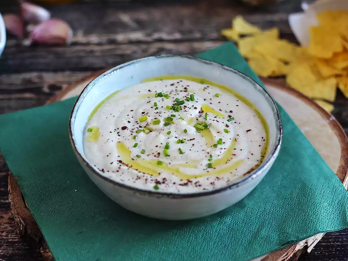 Hummus z białej fasoli i mleka kokosowego - zdjęcie 3