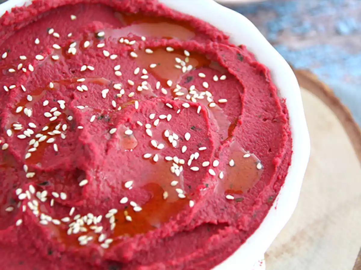 Hummus z buraków - zdjęcie 2
