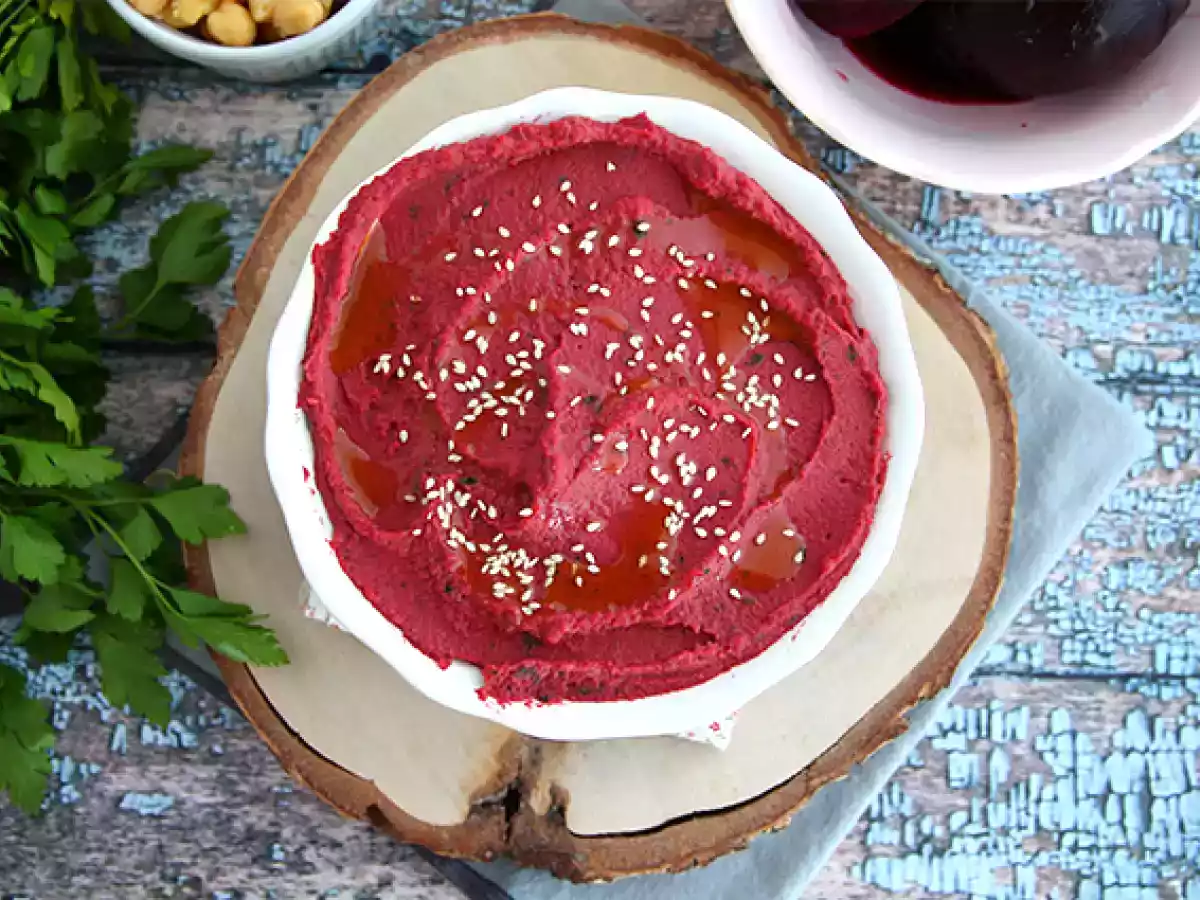 Hummus z buraków - zdjęcie 3