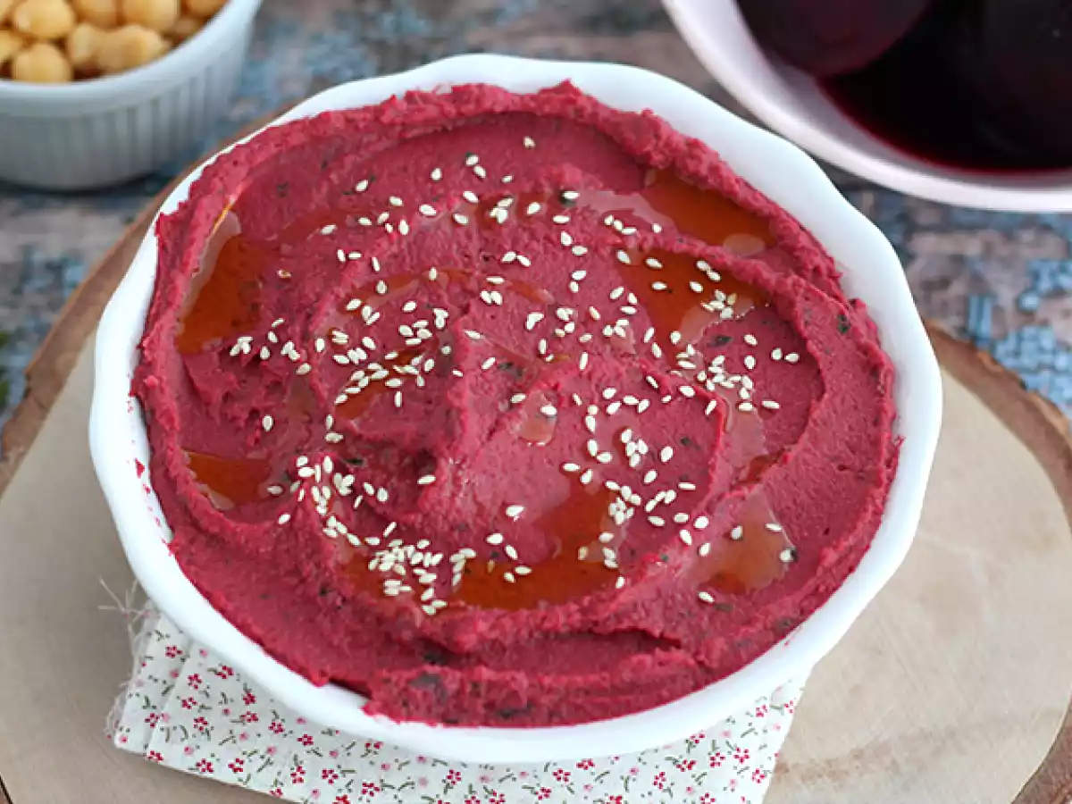 Hummus z buraków - zdjęcie 4