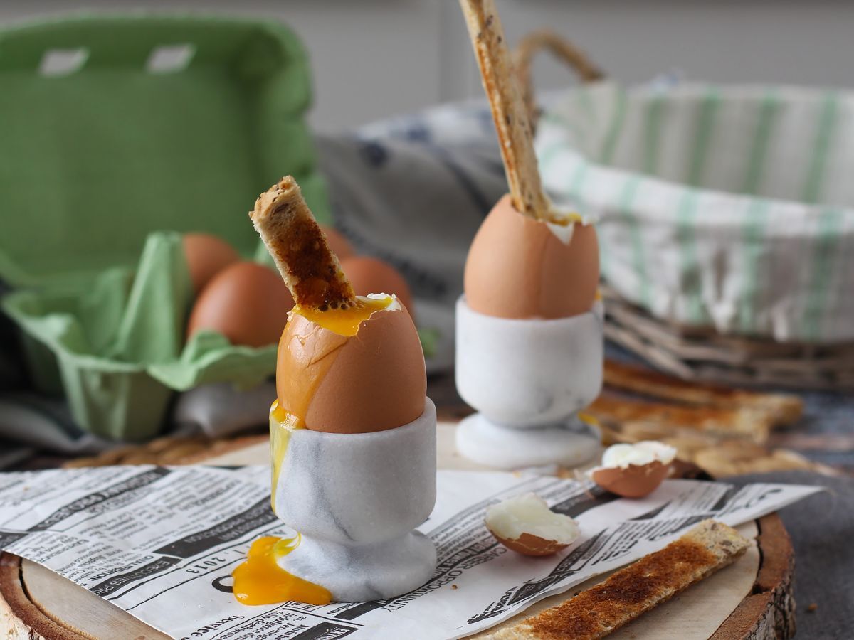 Jajka na miękko w frytkownicy powietrznej - zdjęcie 3