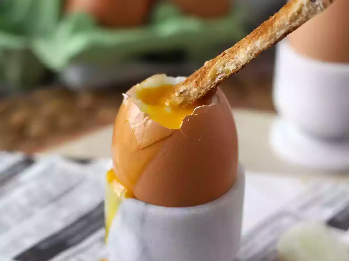 Jajka na miękko w frytkownicy powietrznej - zdjęcie 5