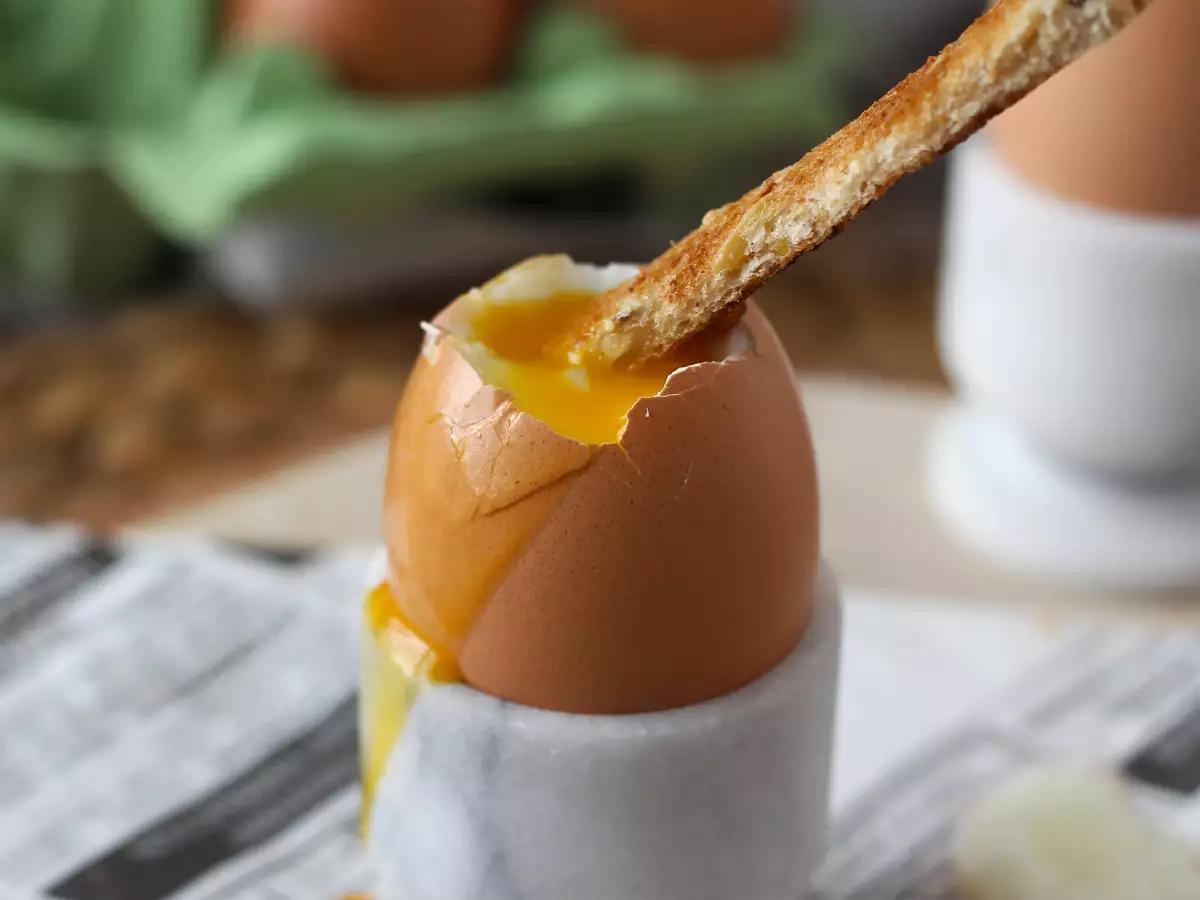 Jajka na miękko z frytkownicy beztłuszczowej (air fryer) - zdjęcie 5