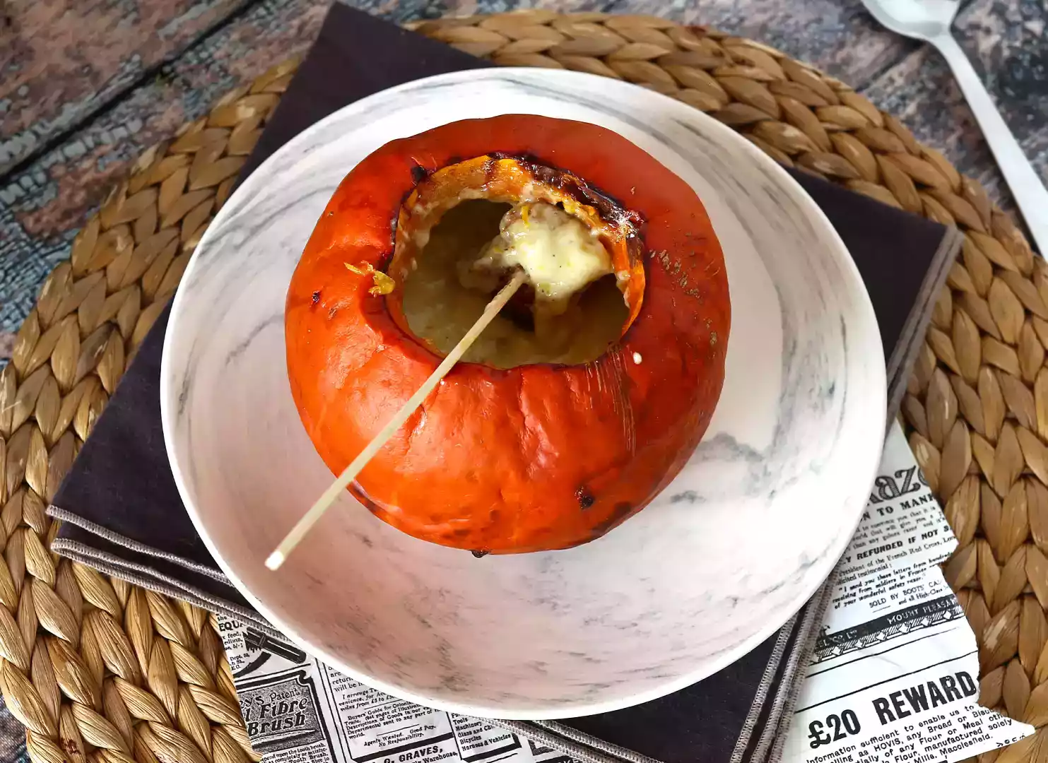 Jesienna fondue reblochon w dyni!