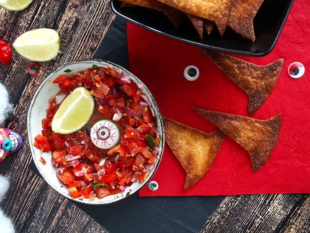 Kapelusze czarownic - chipsy tortilla - zdjęcie 4