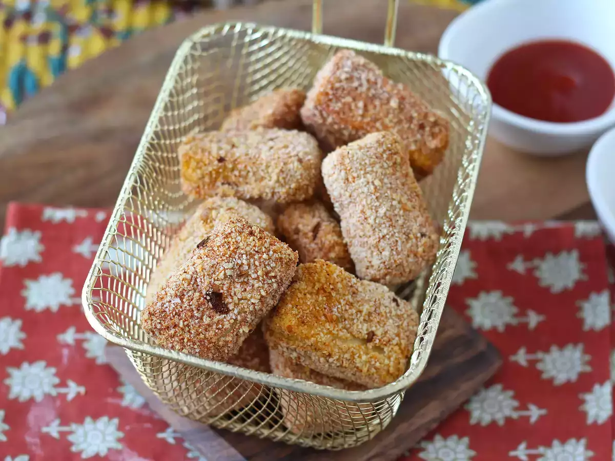 Kawałki tofu z frytkownicy powietrznej - zdjęcie 2