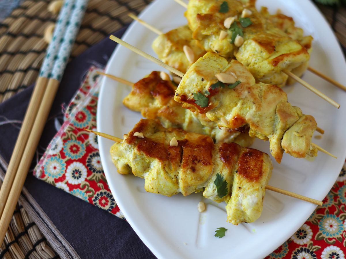 Kebaby z kurczaka i ich sos satay, kulinarna podróż do Azji! - zdjęcie 3