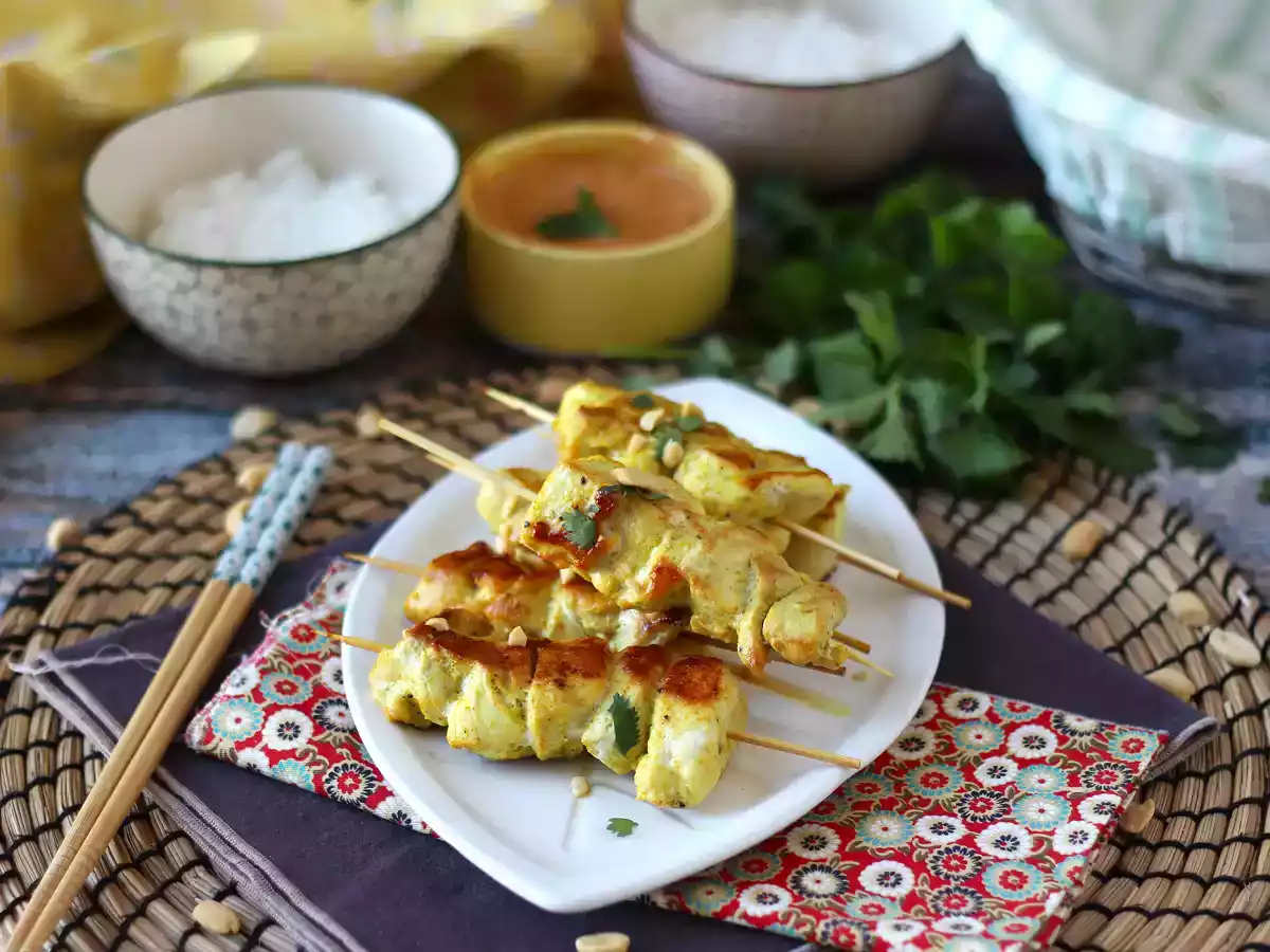 Kebaby z kurczaka i ich sos satay, kulinarna podróż do Azji! - zdjęcie 4