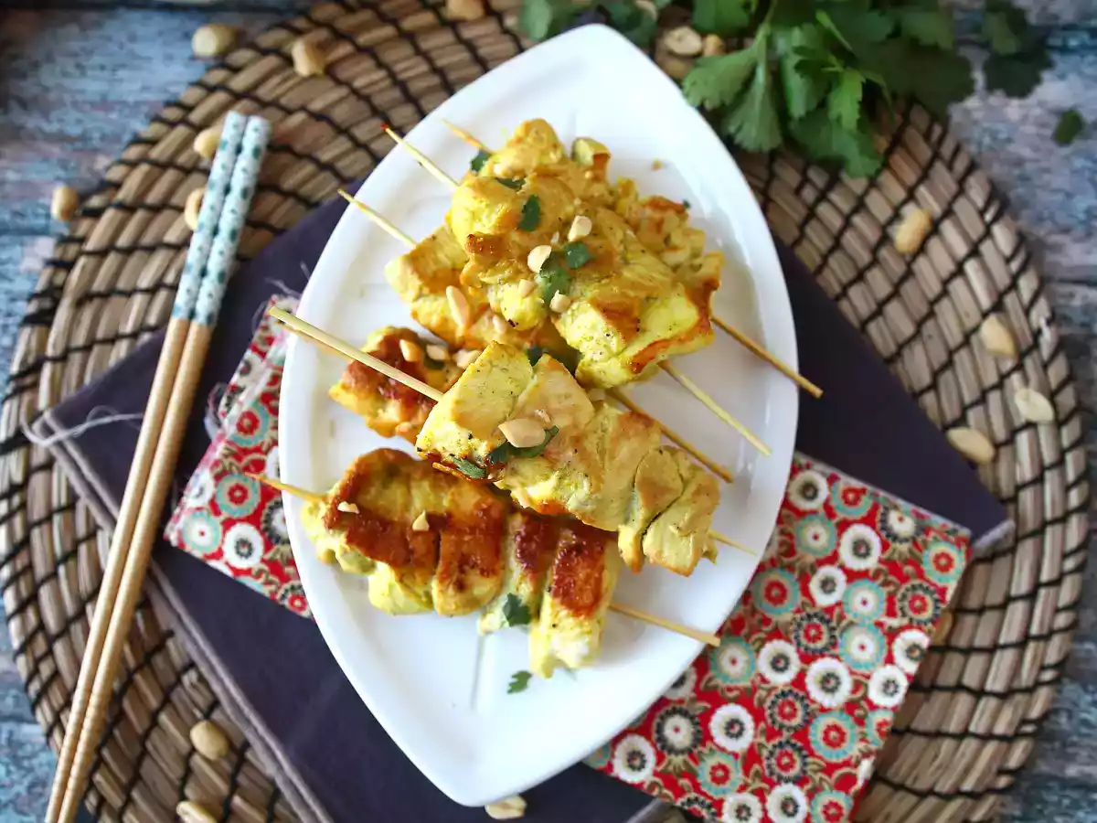 Kebaby z kurczaka i ich sos satay, kulinarna podróż do Azji! - zdjęcie 7