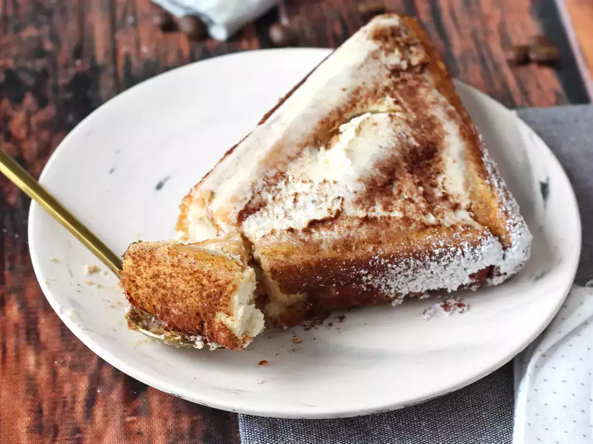 Kłoda w kształcie tiramisu bez formy dla miłośników kawy - zdjęcie 6