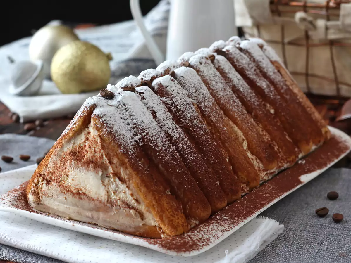 Kłoda w kształcie tiramisu bez formy dla miłośników kawy - zdjęcie 9