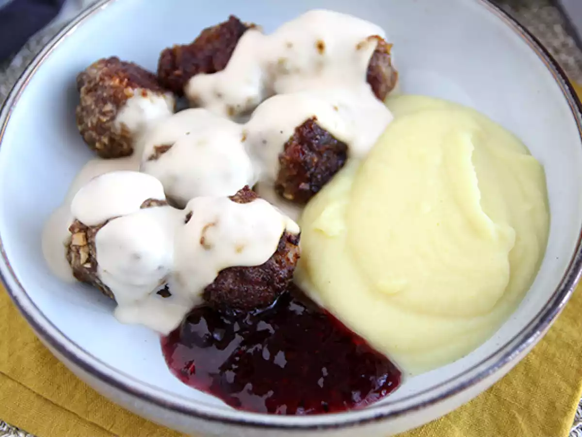 Klopsiki Ikea z białym sosem - zdjęcie 5