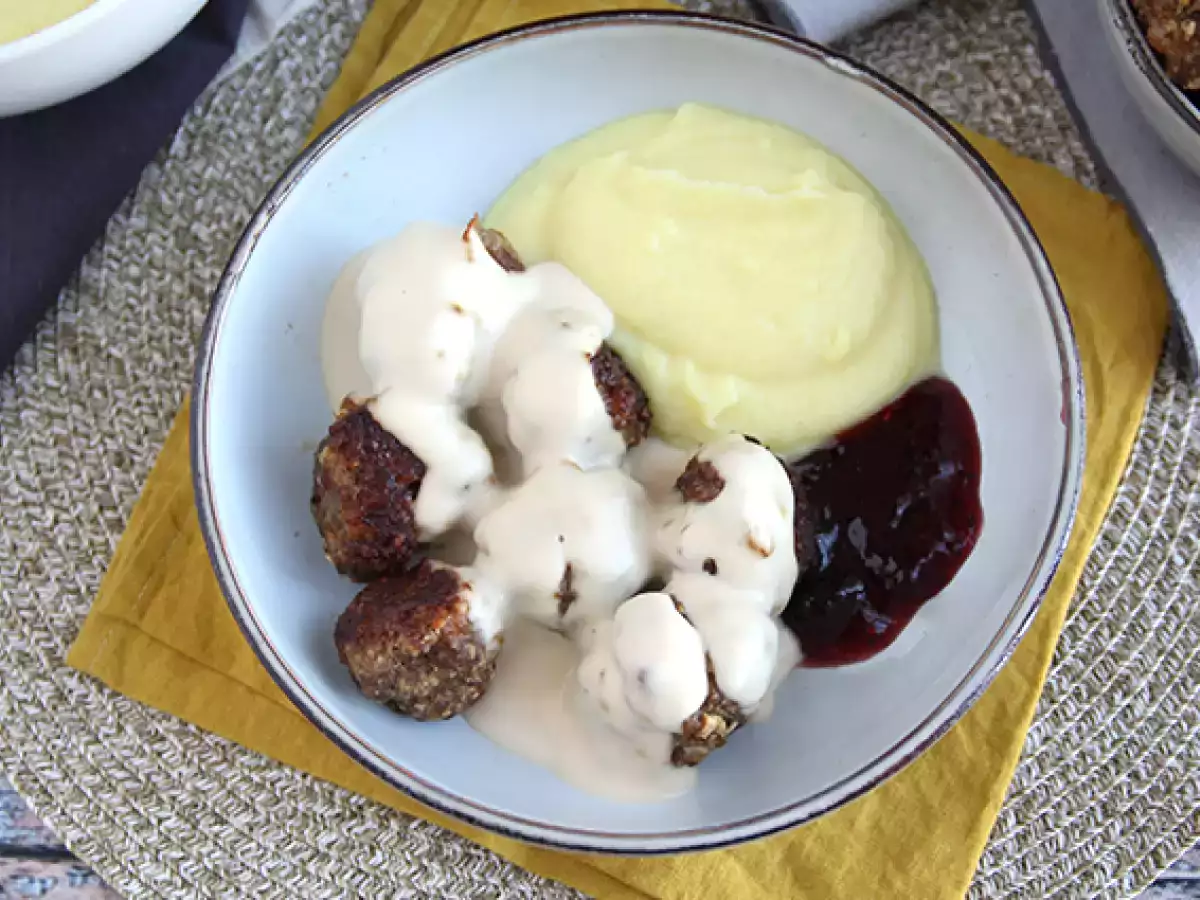 Klopsiki IKEA z sosem śmietanowym - zdjęcie 3