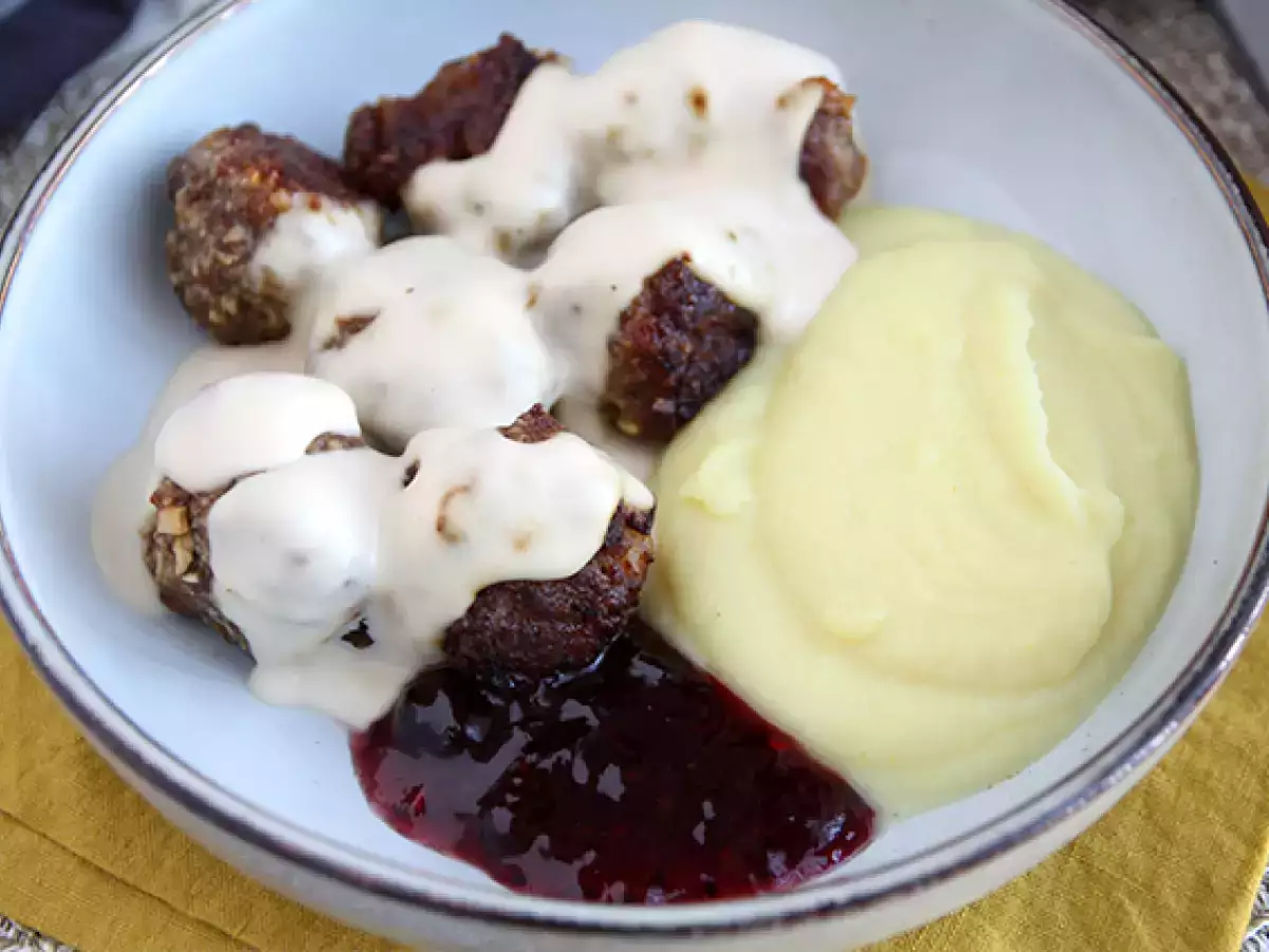 Klopsiki IKEA z sosem śmietanowym - zdjęcie 5