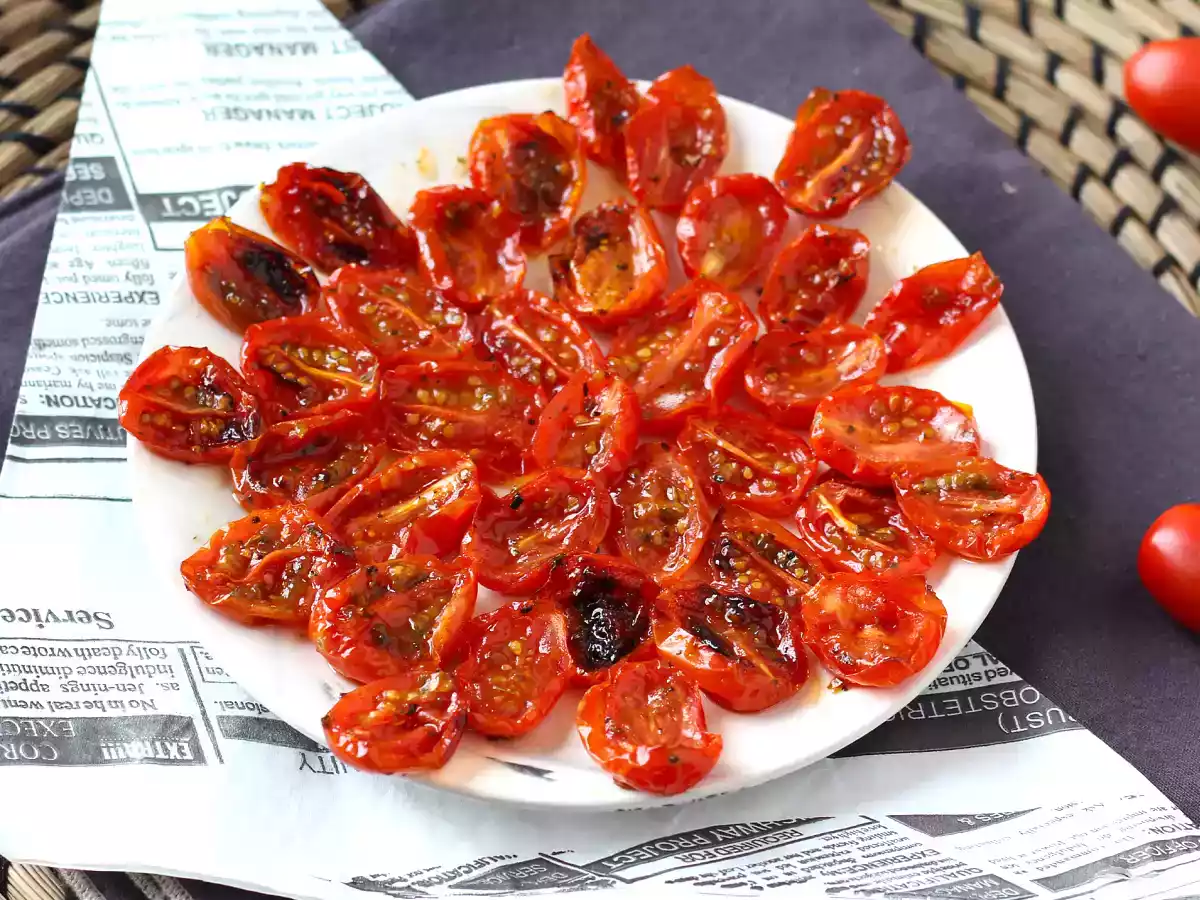 Konfitowane pomidory w frytkownicy powietrznej - zdjęcie 3