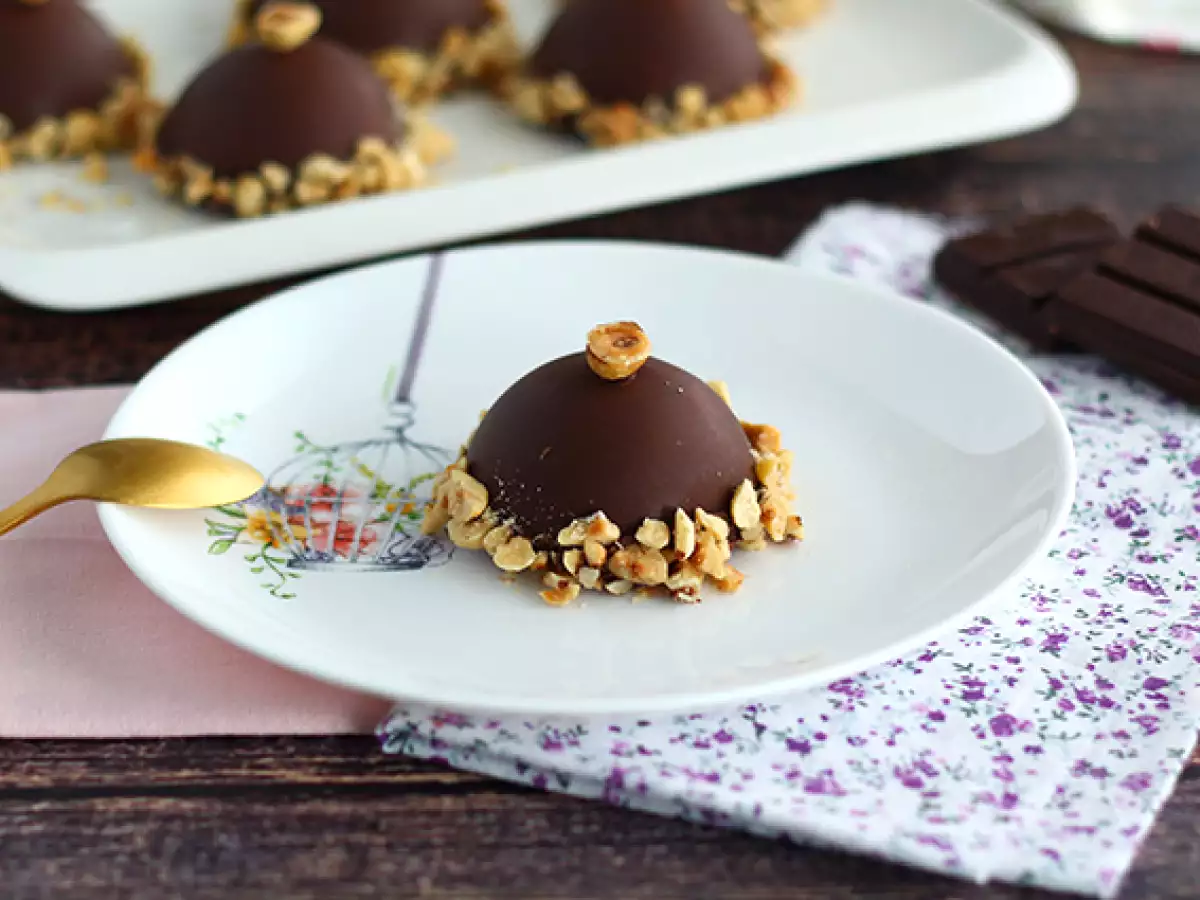 Kopułki à la Ferrero Rocher