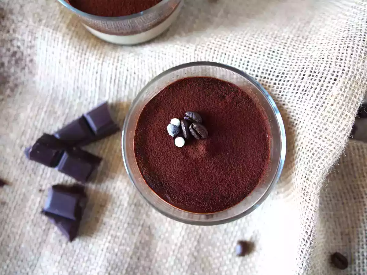 Krem kawowy z ganache i kakao - zdjęcie 4
