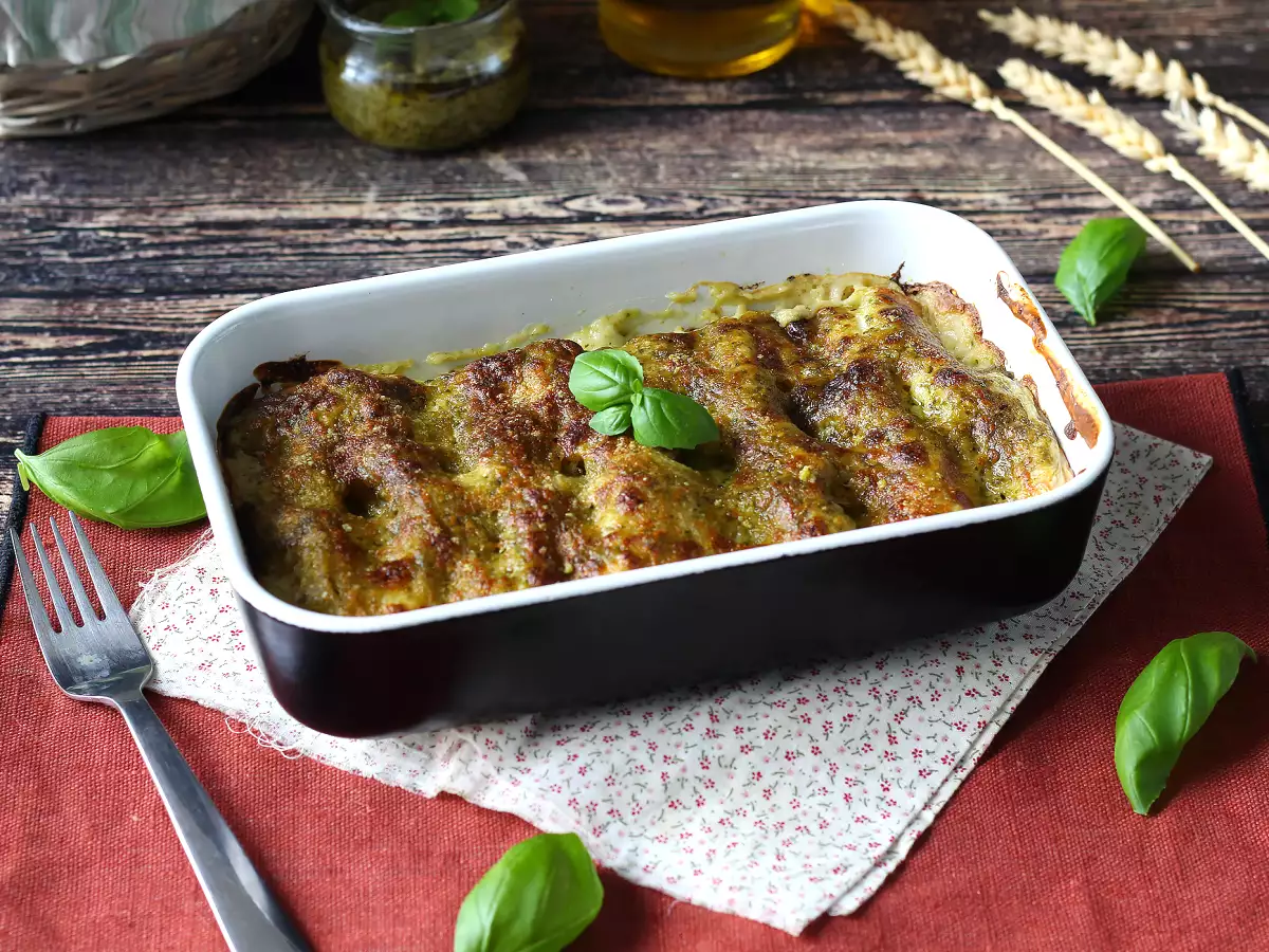 Kremowe pesto cannelloni au gratin: łatwy i smaczny przepis - zdjęcie 2