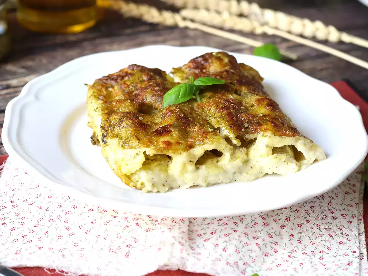 Kremowe pesto cannelloni au gratin: łatwy i smaczny przepis - zdjęcie 5