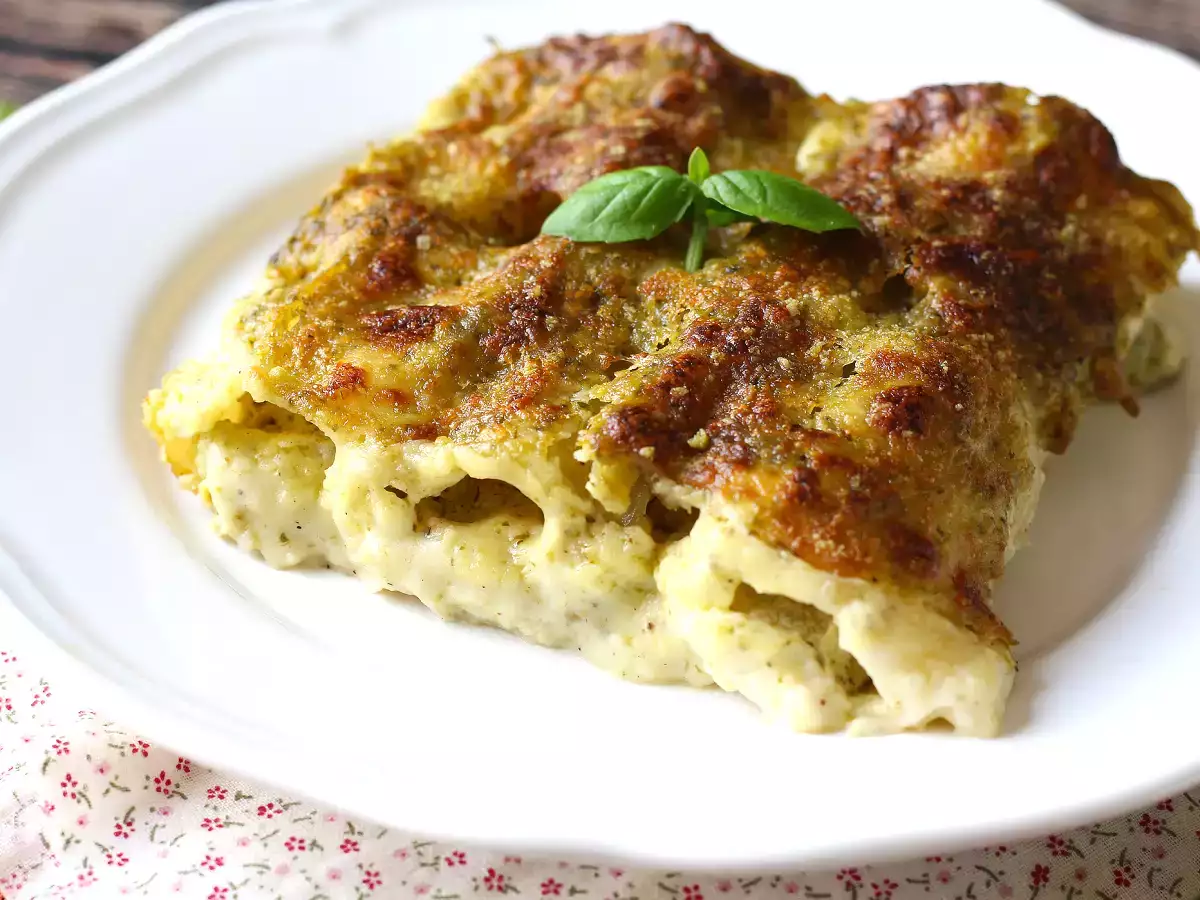 Kremowe pesto cannelloni au gratin: łatwy i smaczny przepis - zdjęcie 6